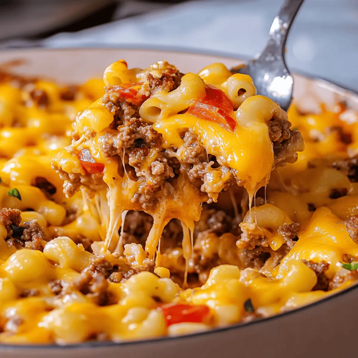 Easy and Delicious Cheeseburger Casserole Recipe for Families