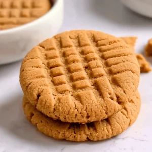 Irresistibly Soft Classic Peanut Butter Cookies
