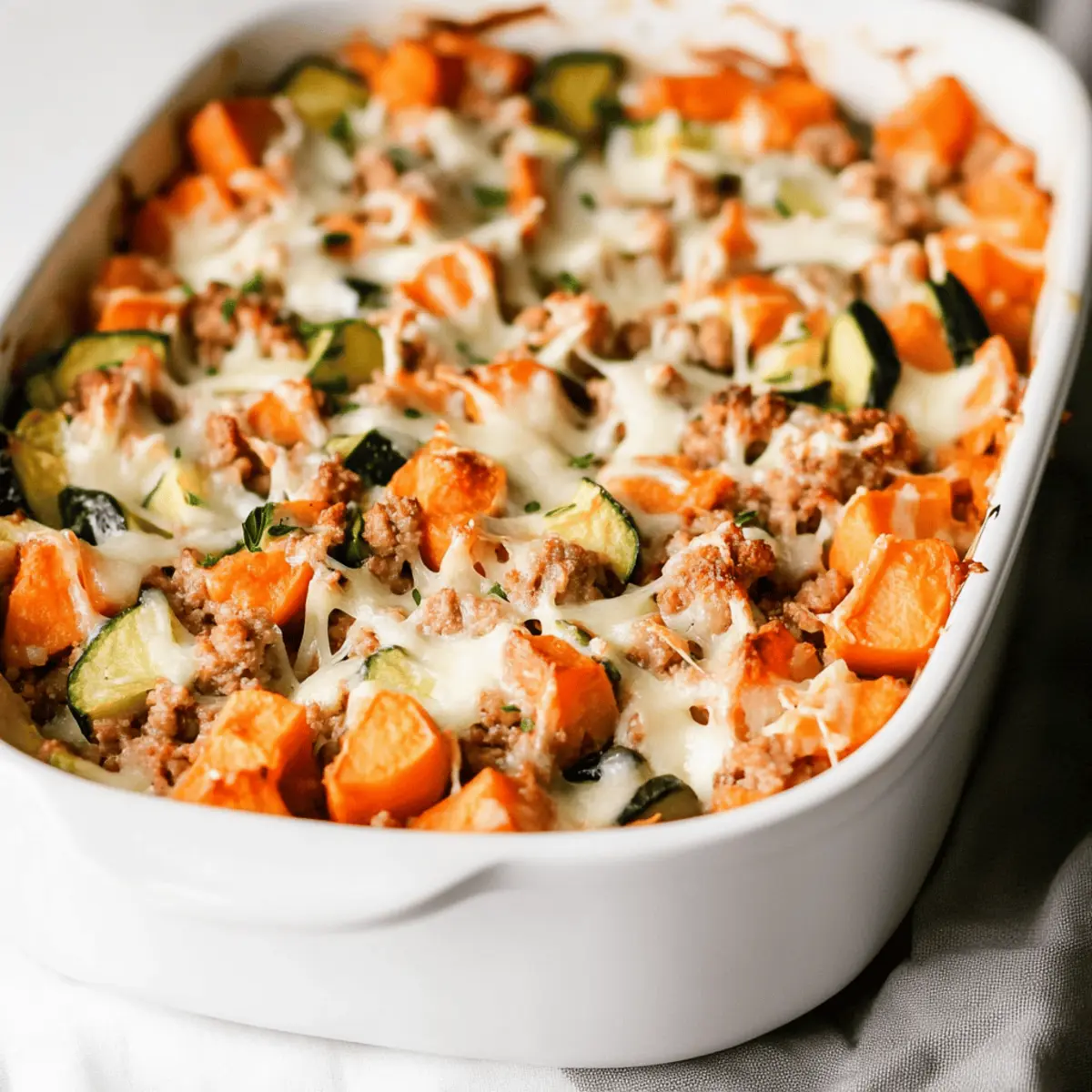Healthy Sweet Potato and Ground Turkey Bake Recipe for Dinner