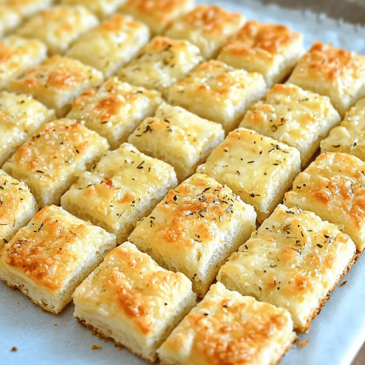 Easy Cheesy Garlic Breadsticks Recipe Ready in 20 Minutes