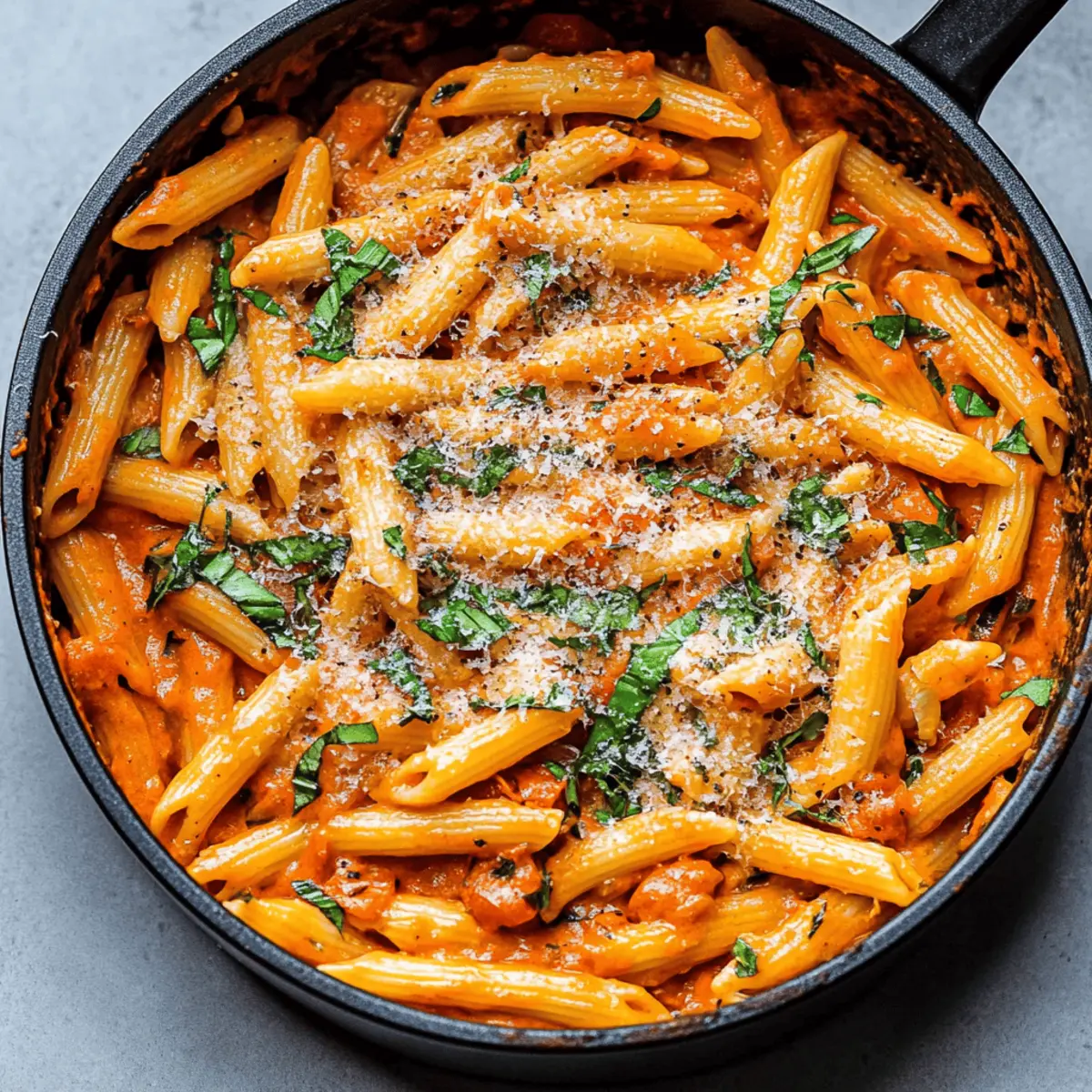 Easy One Pot Creamy Tomato Pasta Ready in Just 30 Minutes