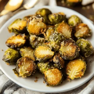 Oven Roasted Smashed Brussels Sprouts