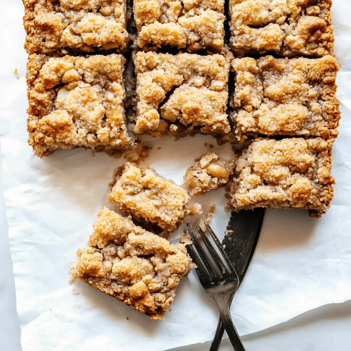 Apple Crisp Bars