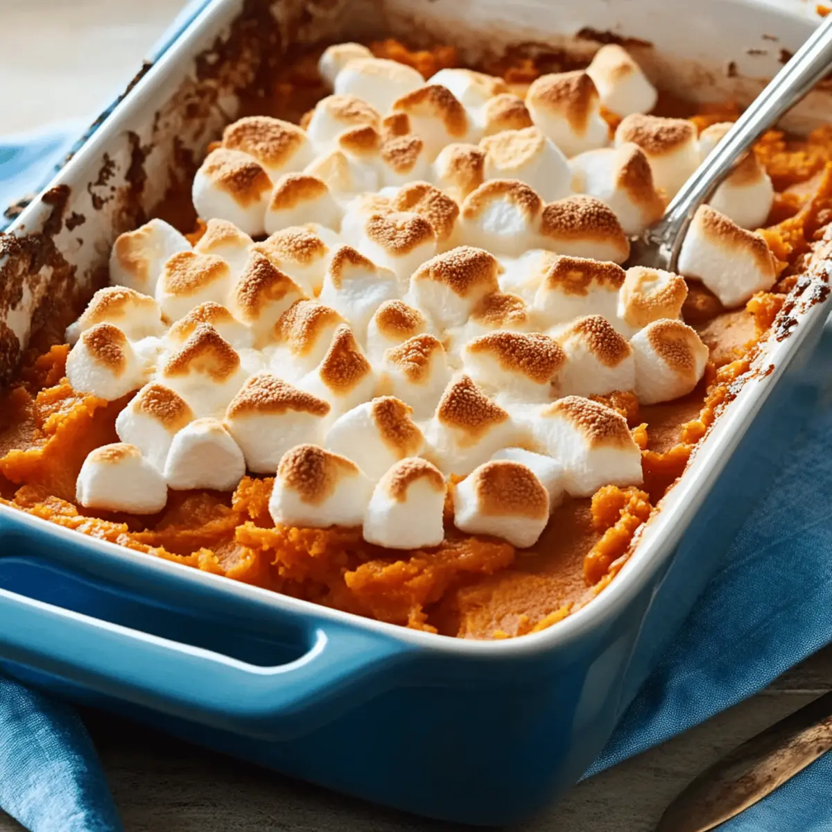 Sweet Potato Casserole with Marshmallows