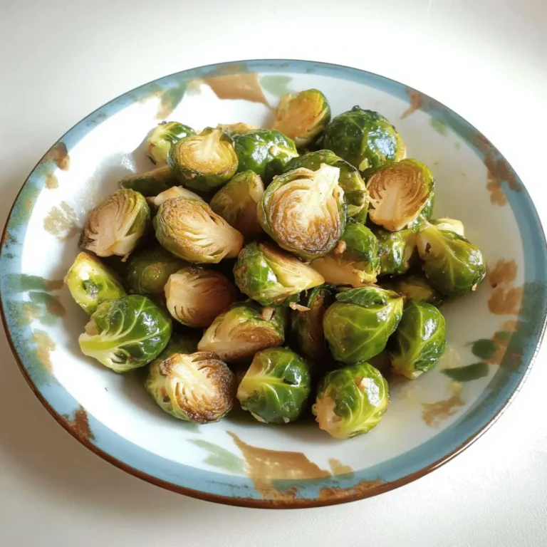Brussels sprouts ? l?ail ou au miel