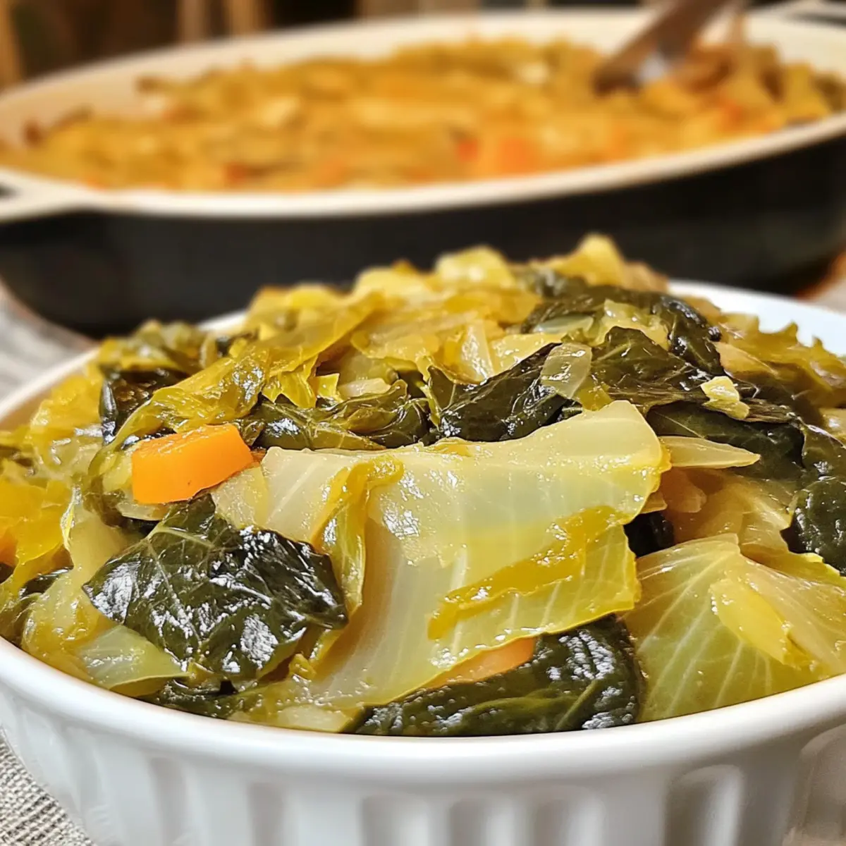 Delicious Braised Collard Greens and Cabbage Recipe for Comfort Food