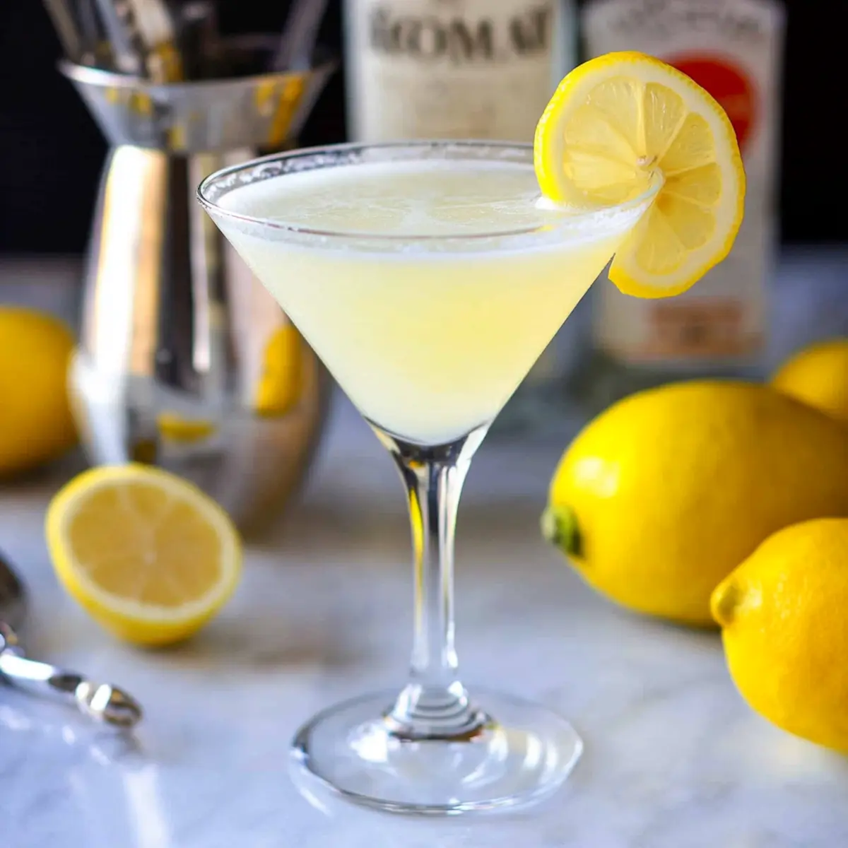 Big Batch Freezer Lemon Drop Martinis Recipe for Perfect Parties