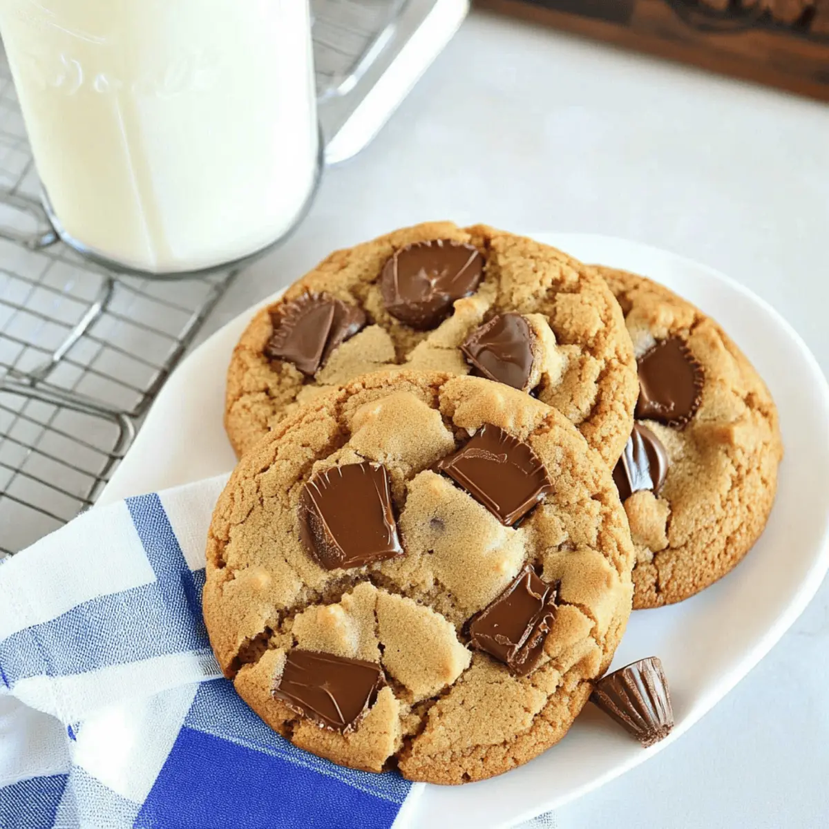 Ultimate Jumbo Peanut Butter Cup Cookies Recipe for Peanut Lovers
