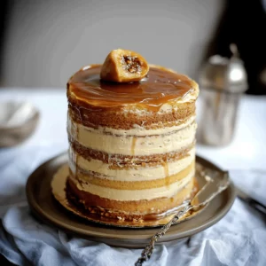 Pumpkin Salted Caramel Layer Cake
