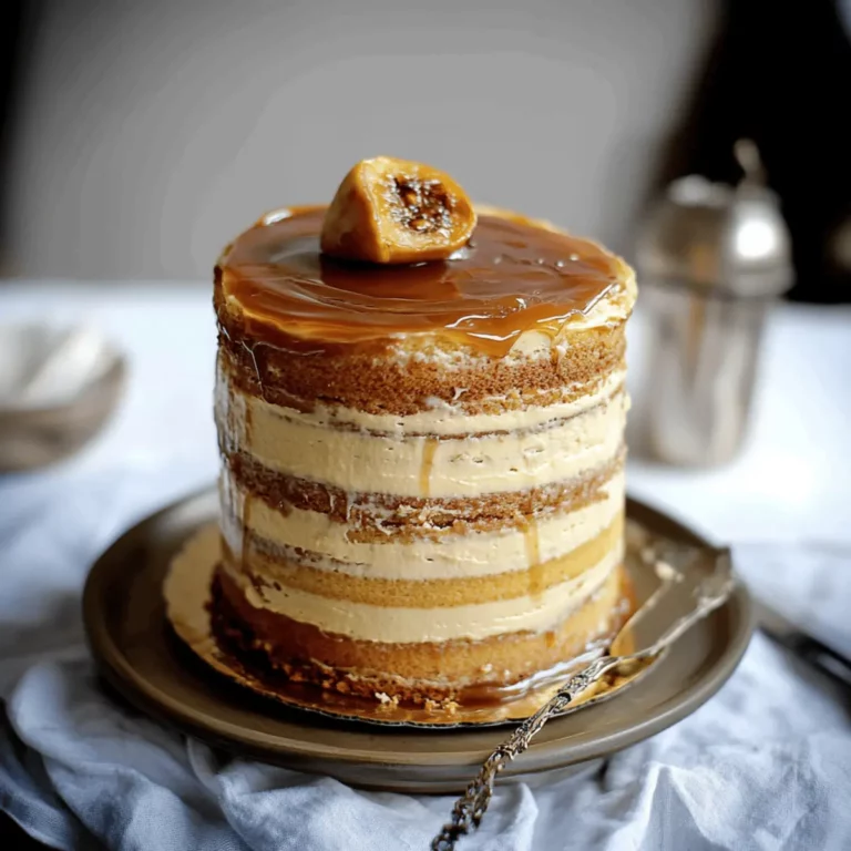 Pumpkin Salted Caramel Layer Cake