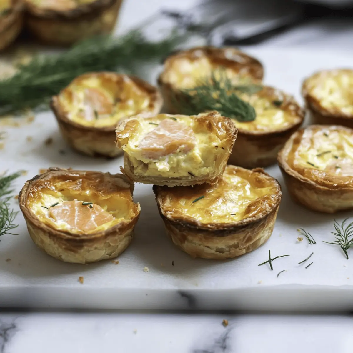 Delicious Mini Salmon Quiches