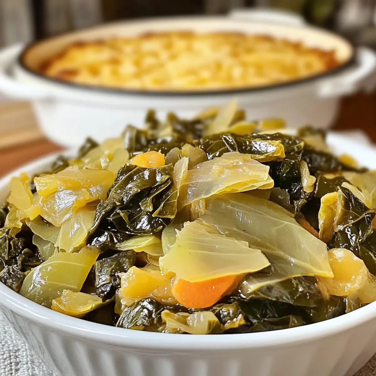 Delicious Braised Collard Greens and Cabbage Recipe for Comfort Food