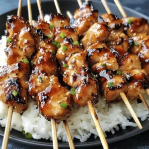 Teriyaki Chicken Skewers