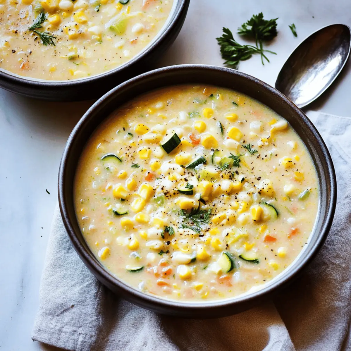 Delicious Zucchini Corn Chowder Recipe for Healthy Comfort Food