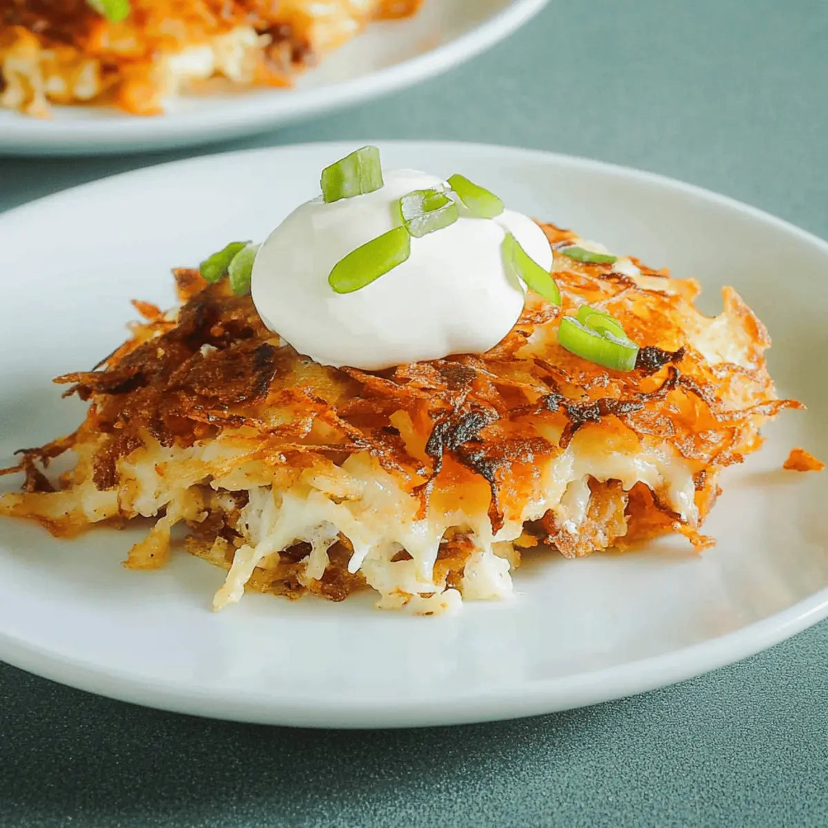 Delicious Loaded Hash Browns Stuffed with Cheese and Bacon