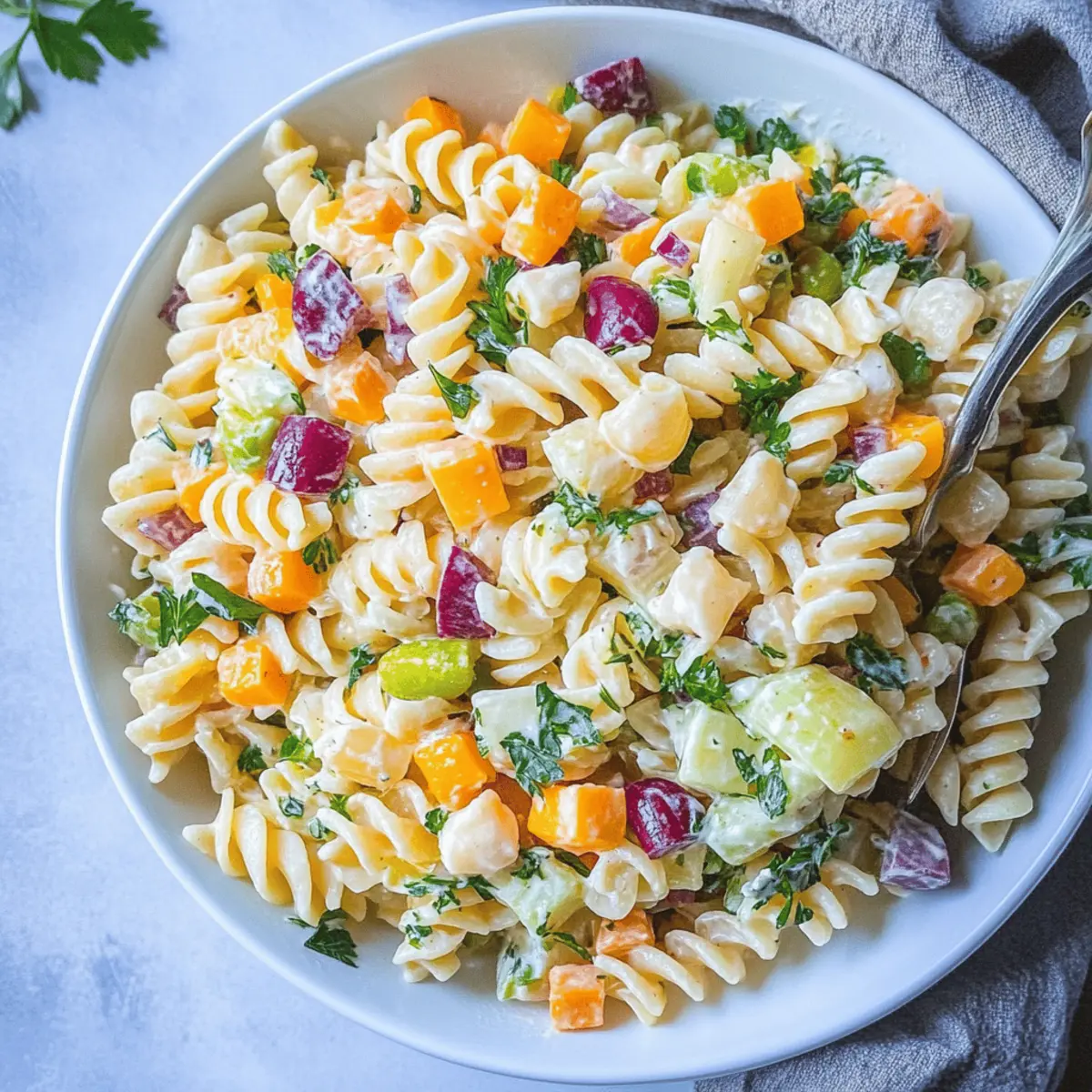Delicious Fall Harvest Pasta Salad with Butternut Squash and Feta