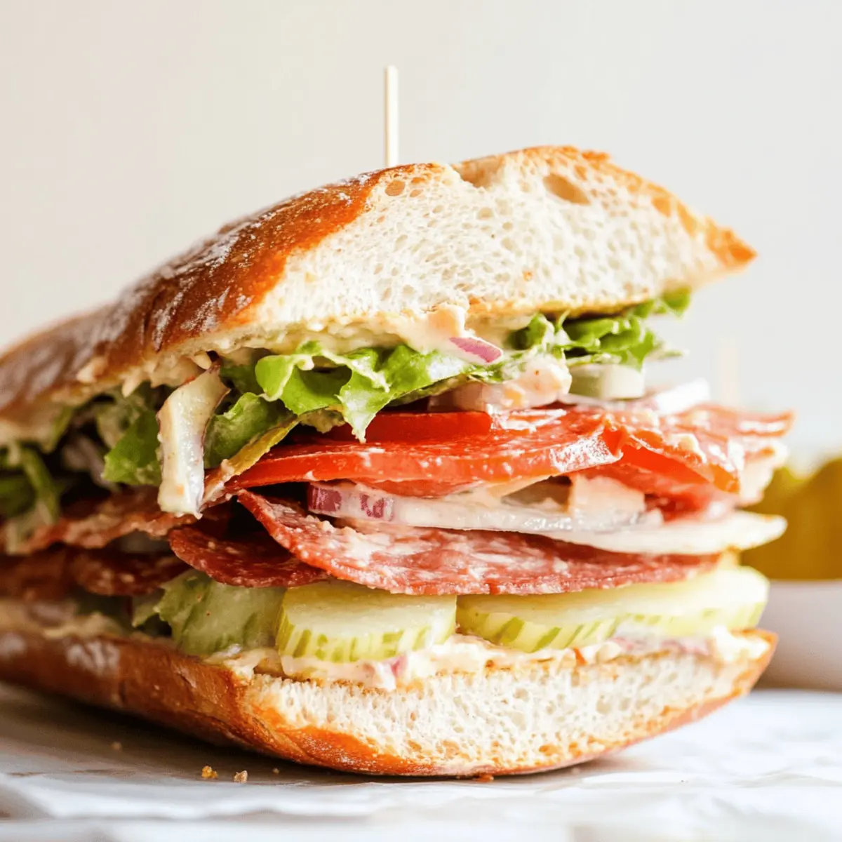 Delicious Italian Grinder Salad Sandwich Recipe for Easy Lunches