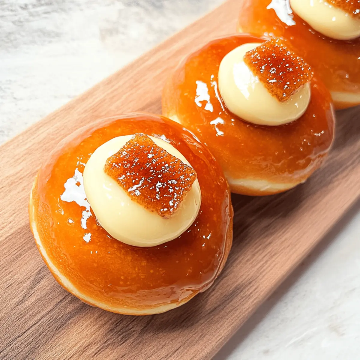 Decadent Creme Brulee Donuts Recipe with Homemade Custard Filling