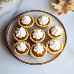 Adorable Mini Pumpkin Pies