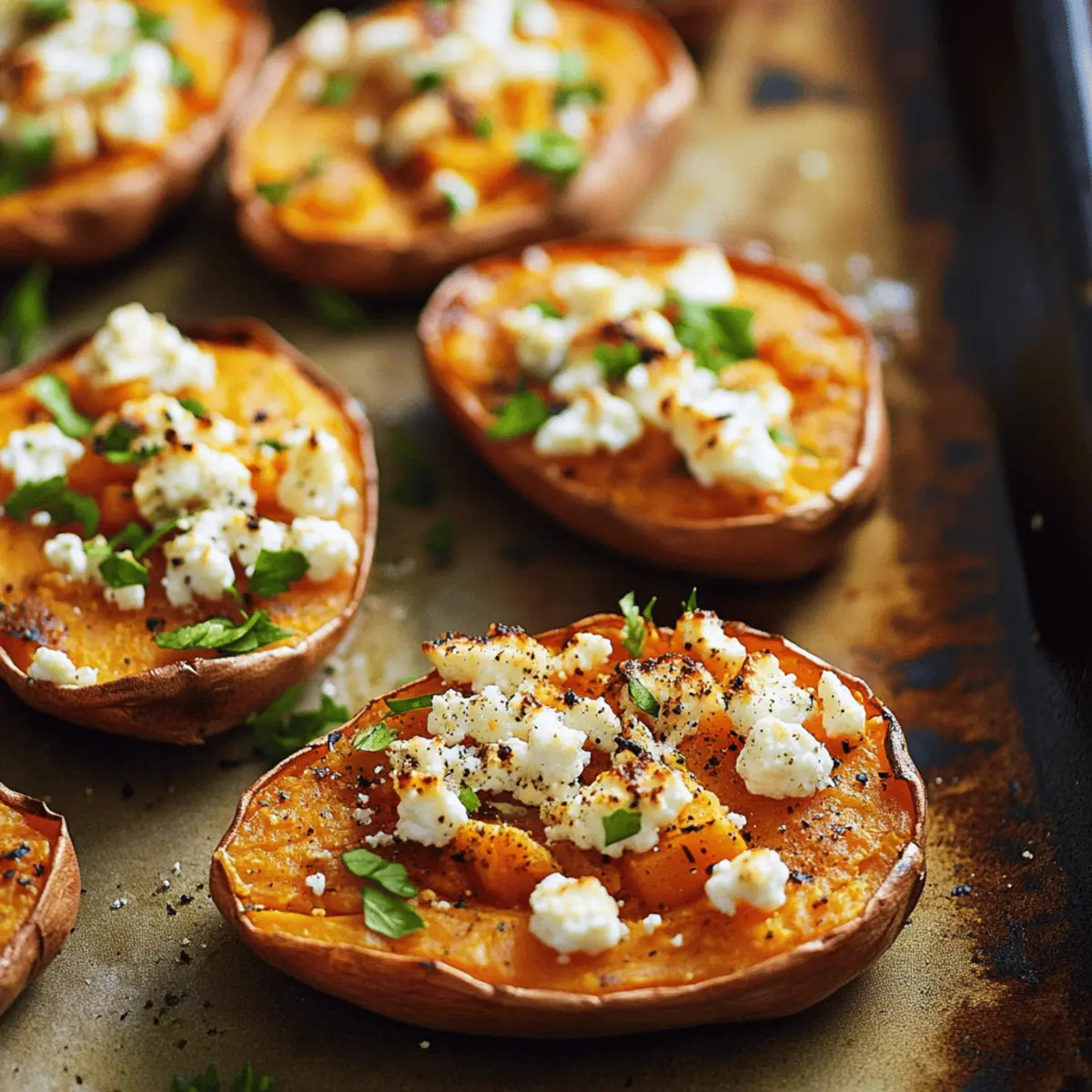 Creamy Baked Sweet Potato with Feta Recipe for a Cozy Dinner