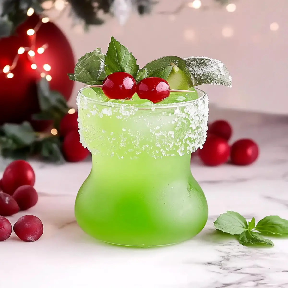Green Grinch Mocktail