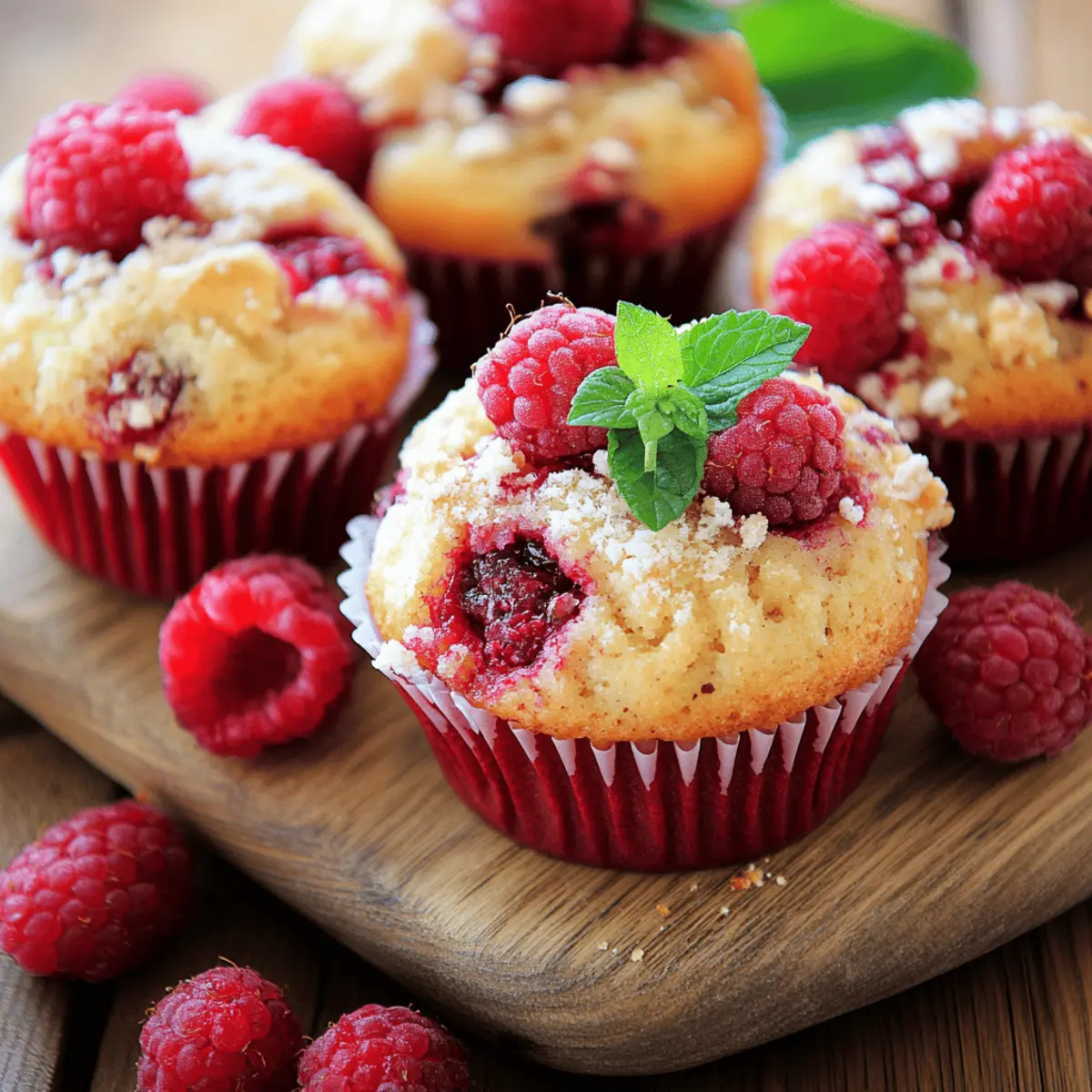 Delicious Muffins with Himbeeren, Weßer Schokolade and Frischkäse
