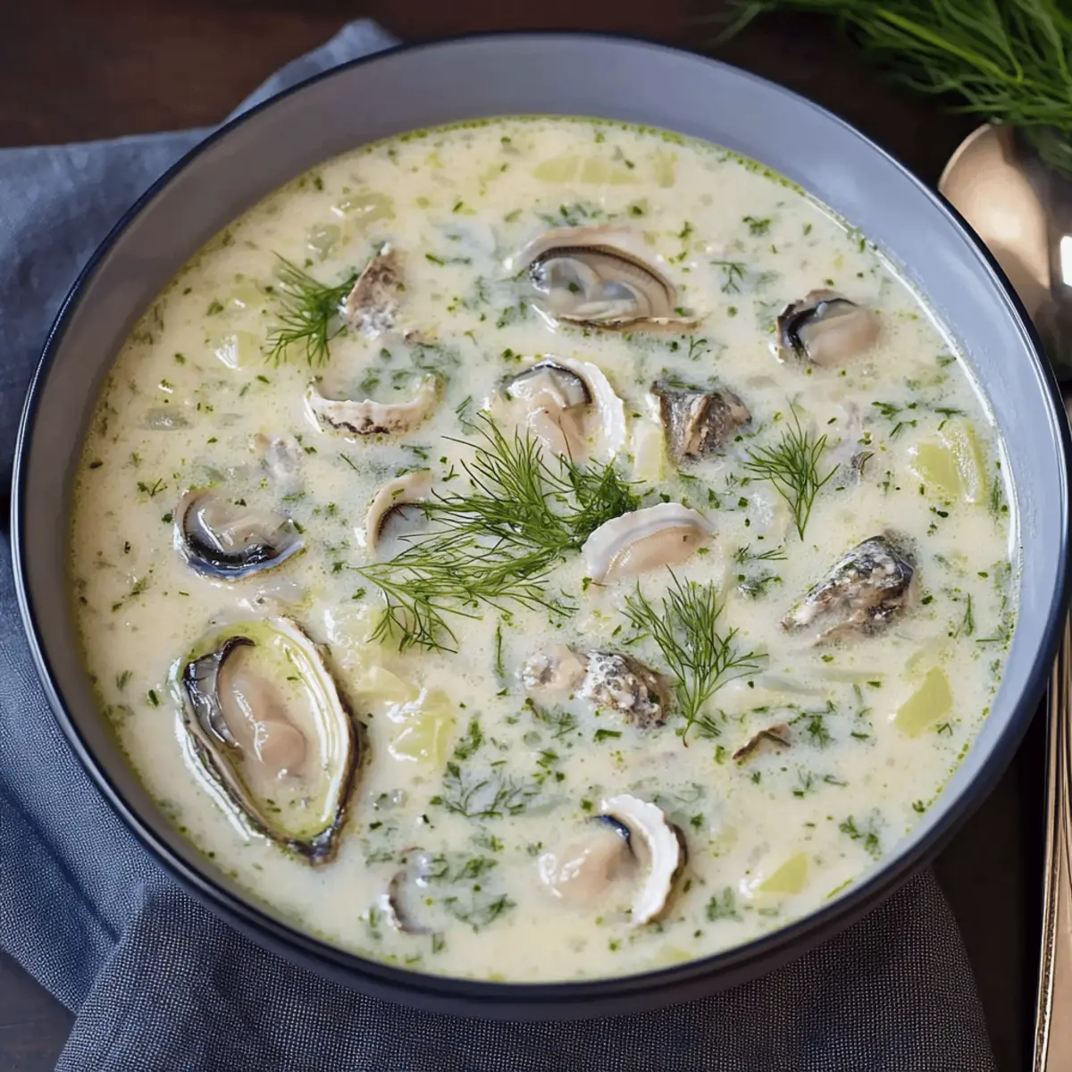 Classic Oyster Stew With Fennel Recipe