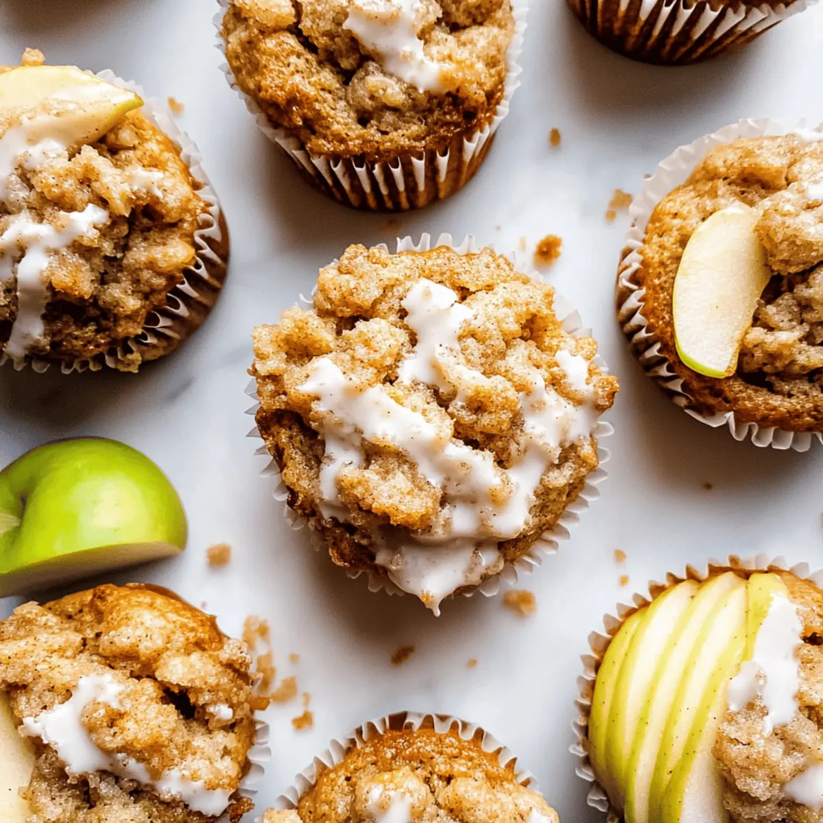 Warm Apple Cinnamon Muffins