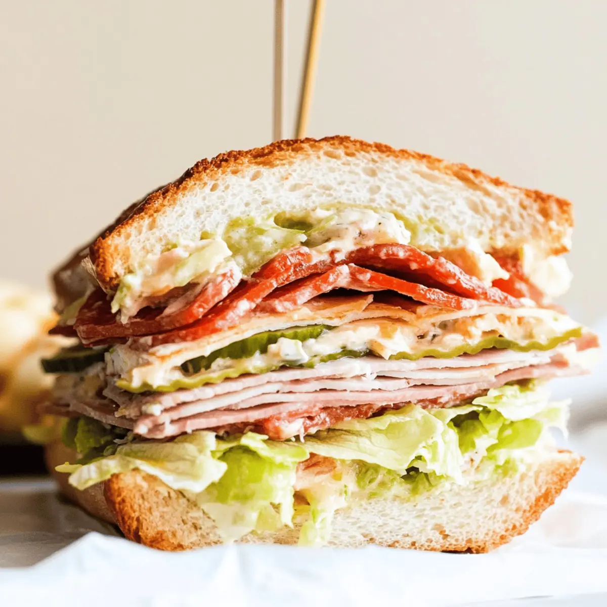 Delicious Italian Grinder Salad Sandwich Recipe for Easy Lunches