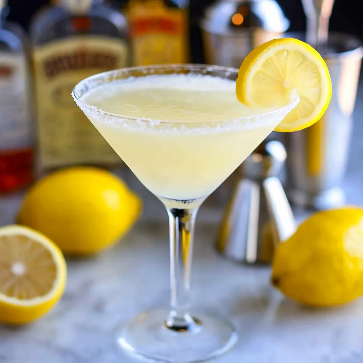 Big Batch Freezer Lemon Drop Martinis Recipe for Perfect Parties