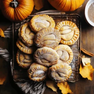 Mini Pumpkin Hand Pies with Cinnamon Sugar