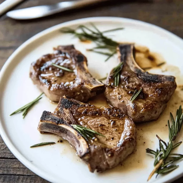 Rosemary Grilled Lamb Chops