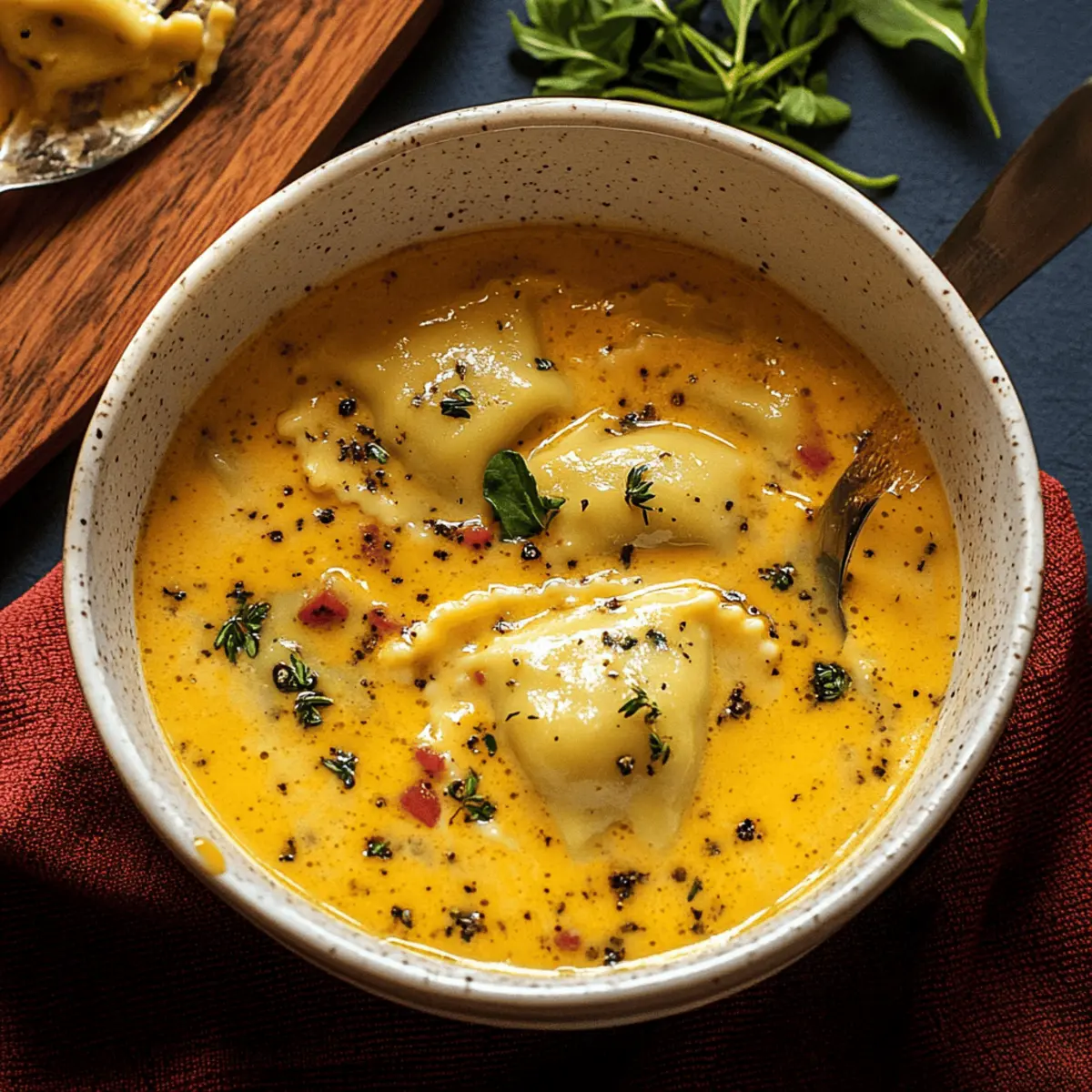 Creamy Tuscan Ravioli Soup: A Cozy and Delicious Recipe
