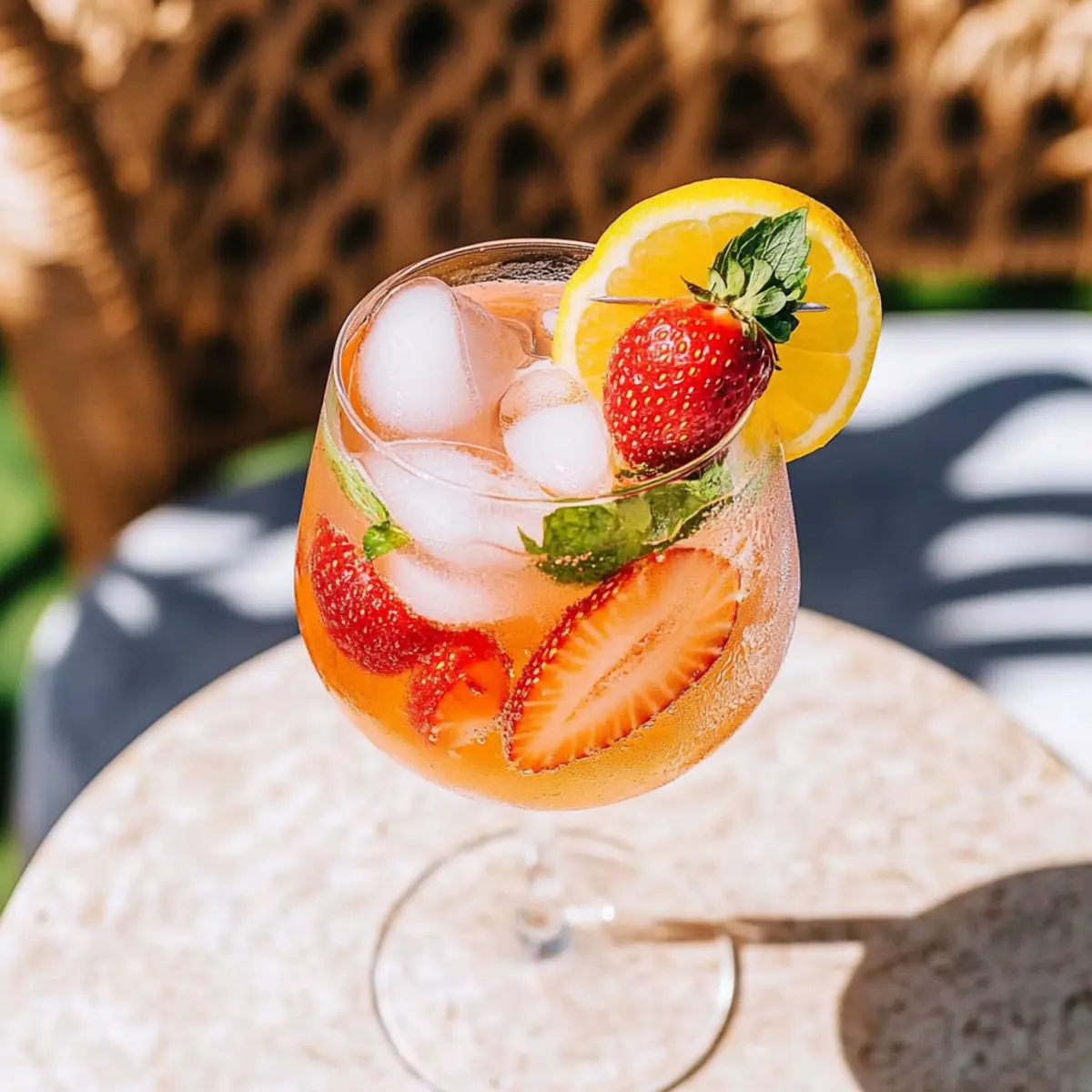 Refreshing Strawberry Limoncello Spritz Mojito Recipe in 5 Minutes