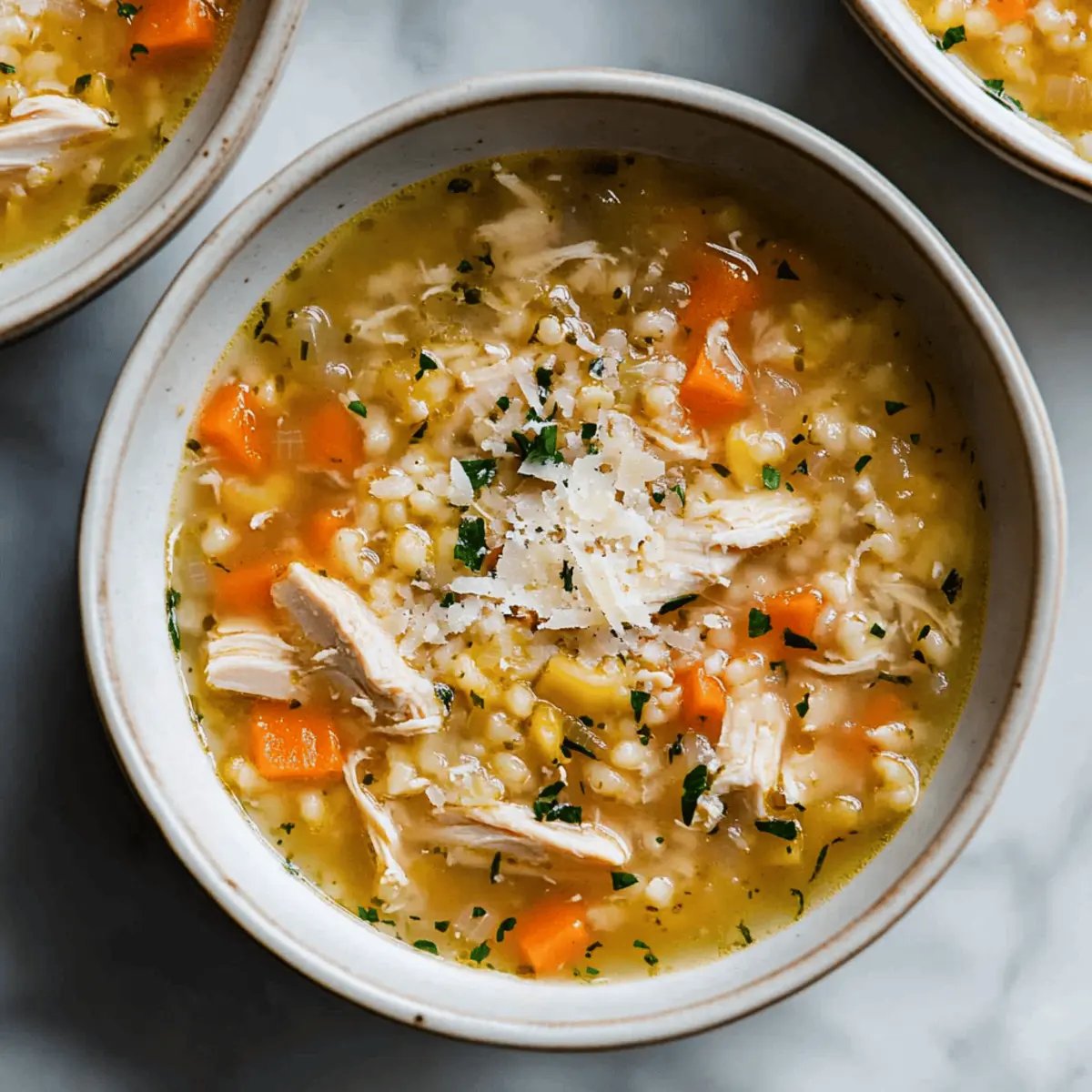 Delicious Parmesan Chicken Pastina Soup Recipe for Cozy Nights