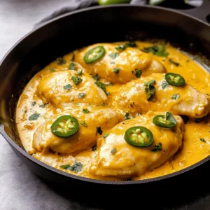 One Pan Cheesy Jalapeño Chicken Recipe