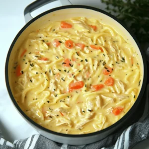 Creamy Crack Chicken Noodle Soup Recipe