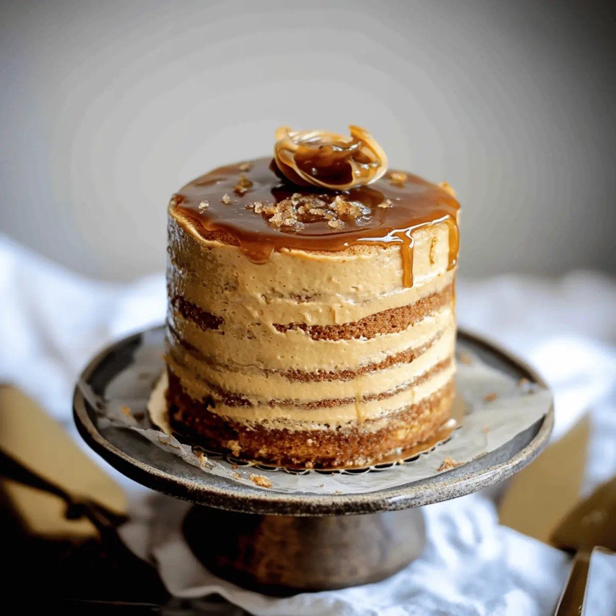 Delicious Pumpkin Salted Caramel Layer Cake with Cream Cheese Frosting