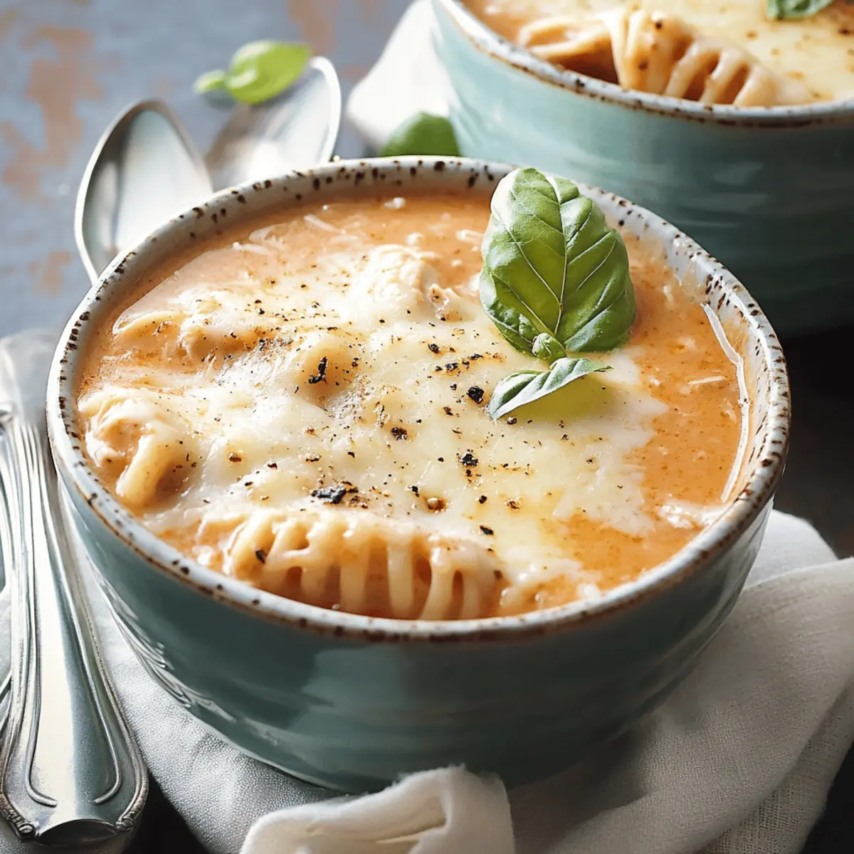 Cozy Crock Pot Creamy Chicken Parmesan Soup Recipe for Fall