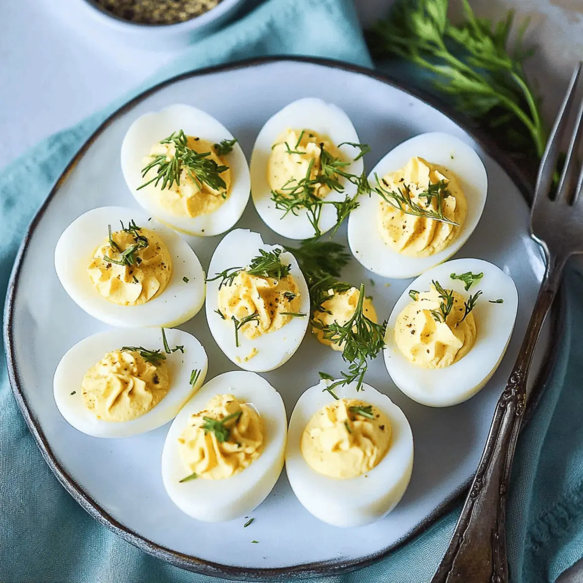 Truffled Deviled Eggs