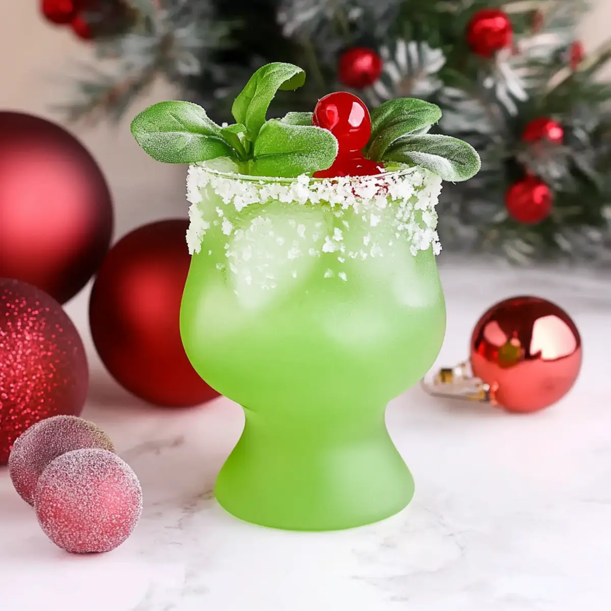 Deliciously Festive Green Grinch Mocktail Recipe for the Holidays