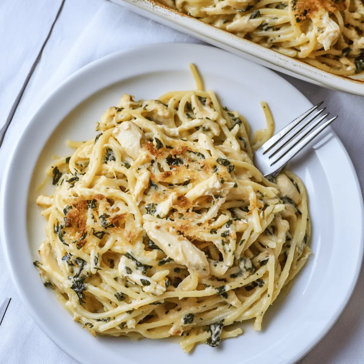 Delicious Monterey Chicken Spaghetti Casserole Recipe for Dinner