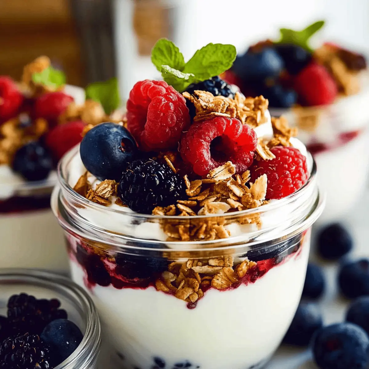 Greek Yogurt Parfait with Berries
