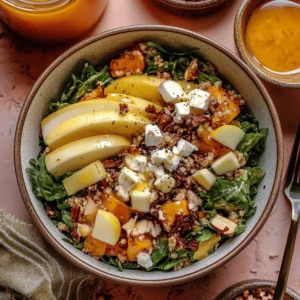Harvest Bowl Salad with Apple Cider Vinaigrette