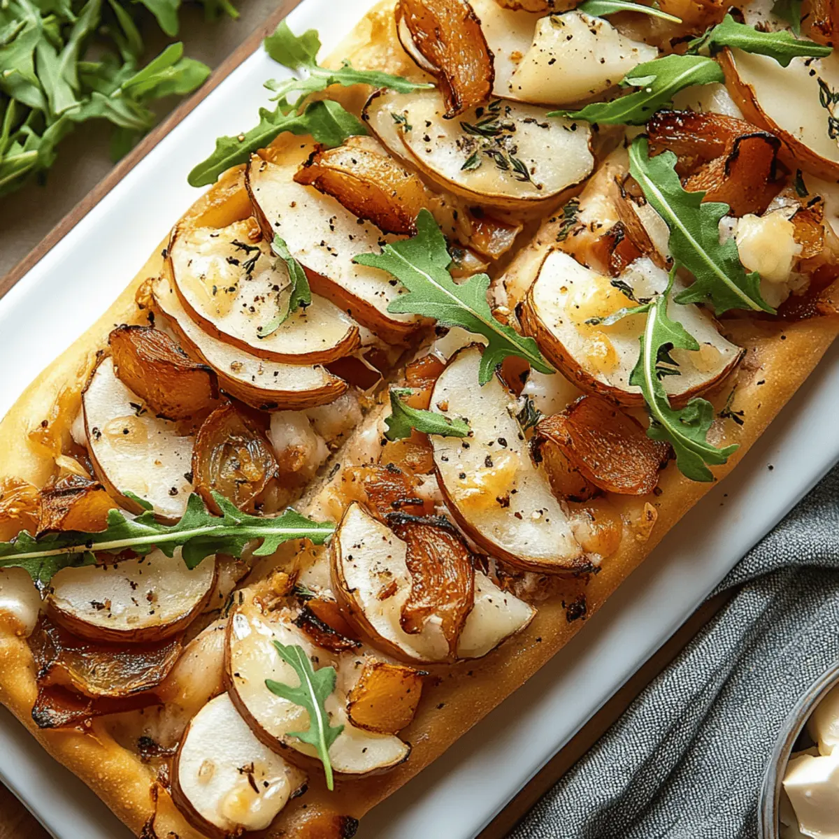 21 Easy Fall Appetizers You'll Love: Pear and Gorgonzola Flatbread