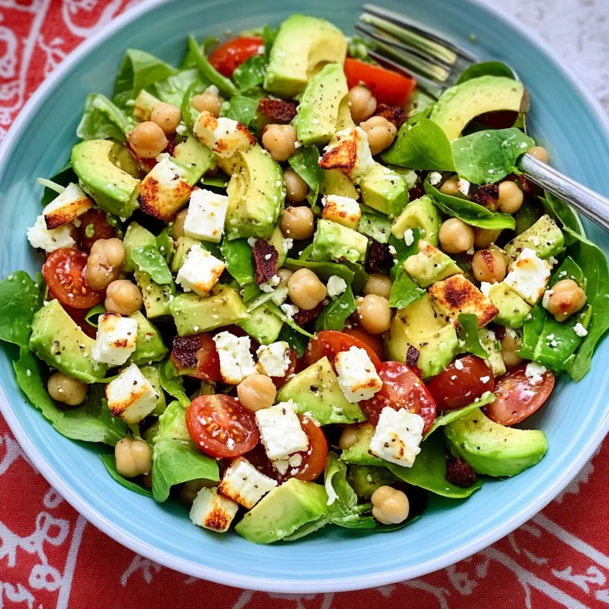 Chickpea Feta Avocado Salad: A Fresh and Flavorful Chopped Delight
