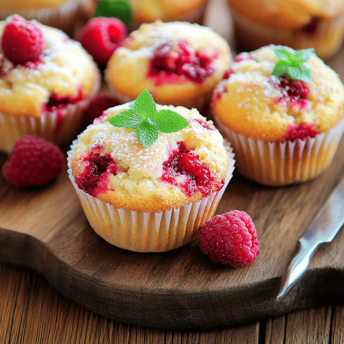Delicious Muffins with Himbeeren, Weßer Schokolade and Frischkäse
