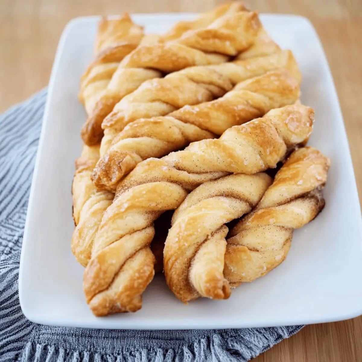 Flaky Sweet Cinnamon Twists Ready in Just 15 Minutes