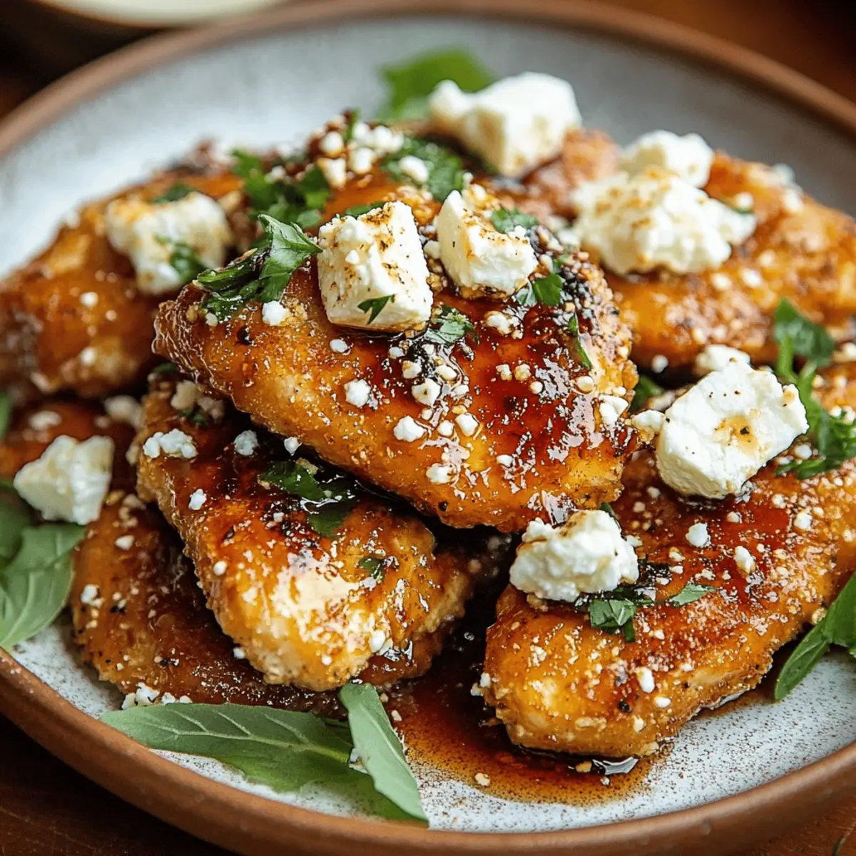 Crispy Hot Honey Feta Chicken Recipe for Flavorful Dinner