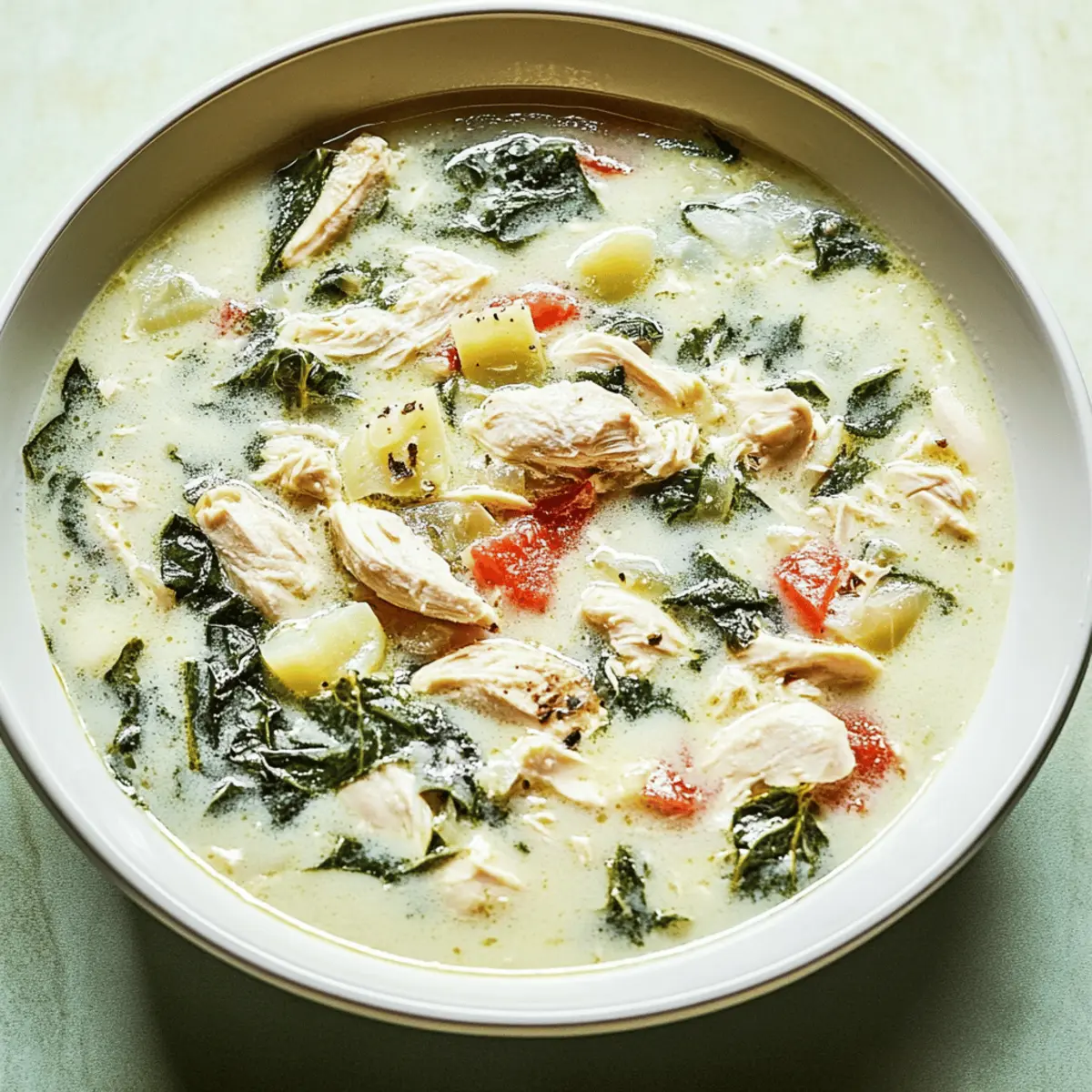 Delicious Chicken Florentine Soup Recipe Ready in 40 Minutes